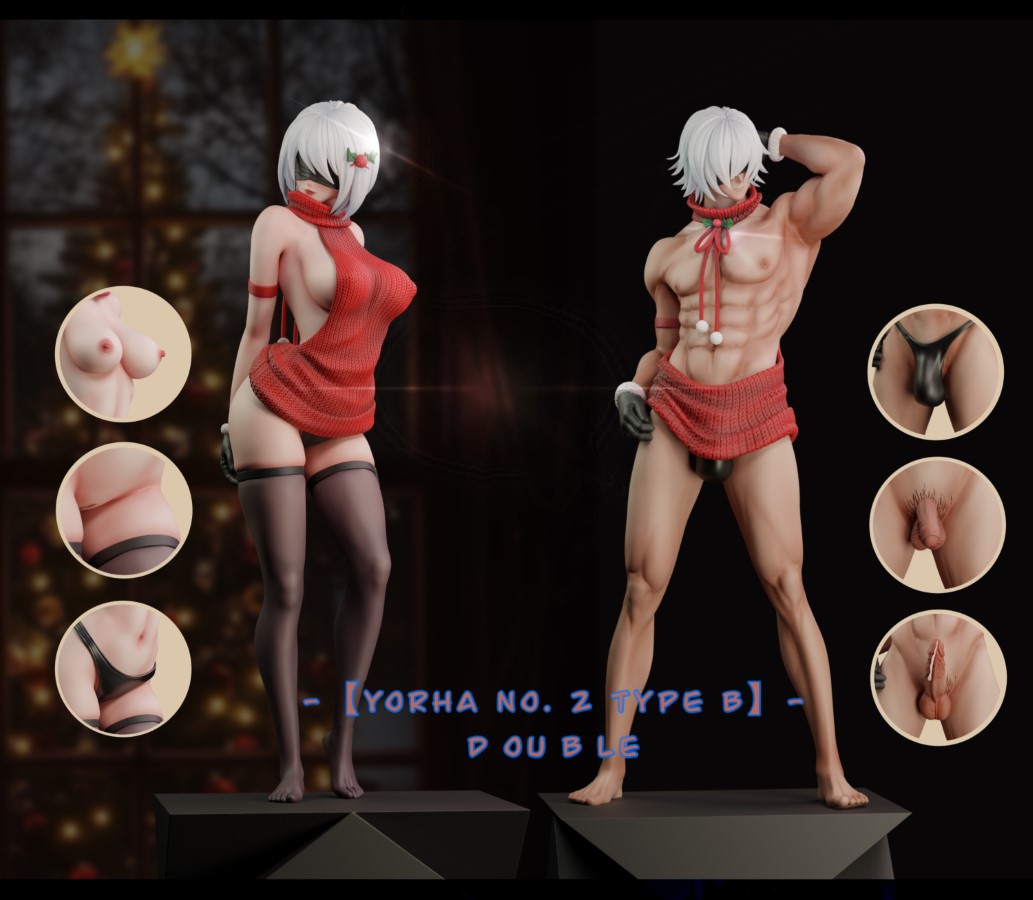 Red Sweater 2B - NieR: Automata 1/4