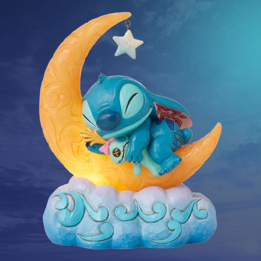 Stitch & Scrump on LED Moon
