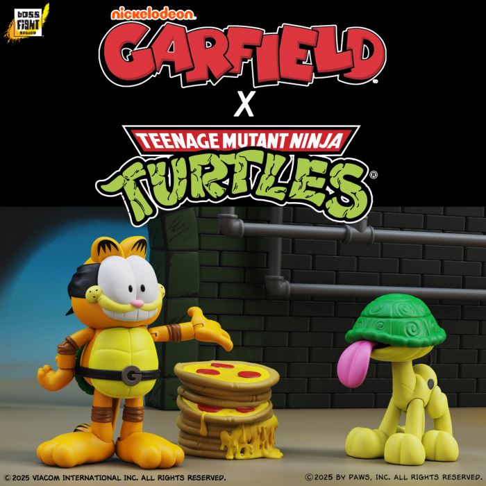 Garfield x Teenage Mutant Ninja Turtles - Garfello and Sidekick Odie