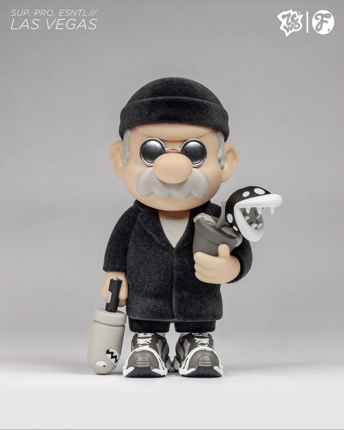 Flocked Black Killer SUP PRO ESNTL