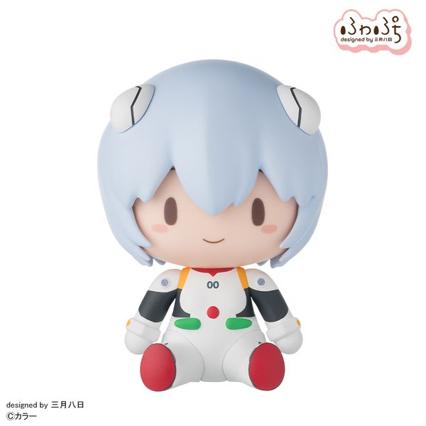 Evangelion: New Theatrical Edition Fuwa Puchi Deformed Figure Rei Plug Suit