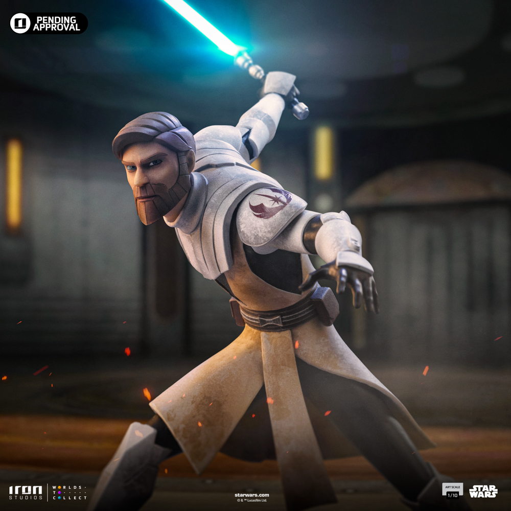Obi-Wan Kenobi - Star Wars: Clone Wars - Art Scale 1/10