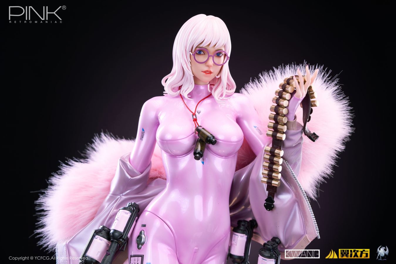 Original PINK Statue by Jin kwang Park 1/4