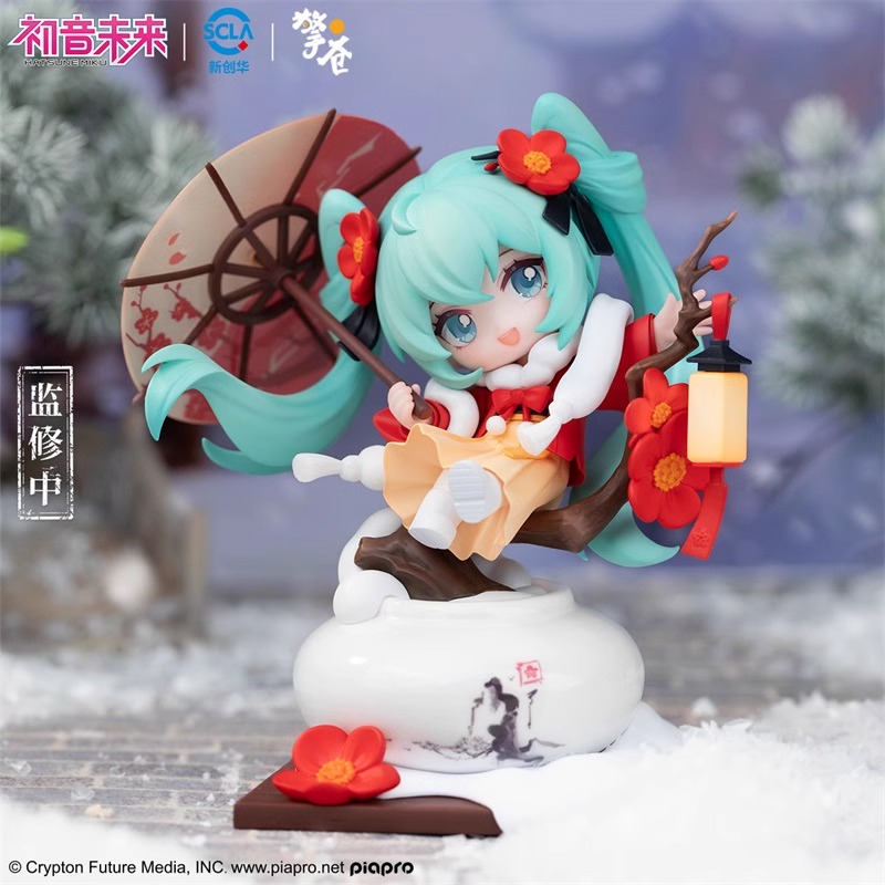 Hatsune Miku Snow Reflects Red Plum Blossoms