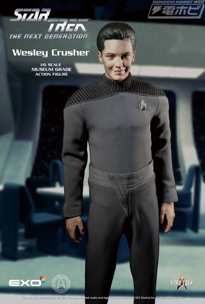 Hyper-Realistic Action Figure Star Trek: The Next Generation Wesley Crusher 1/6