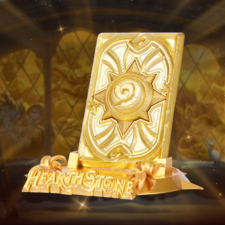 Hearthstone Golden Celebration Card Back Replica