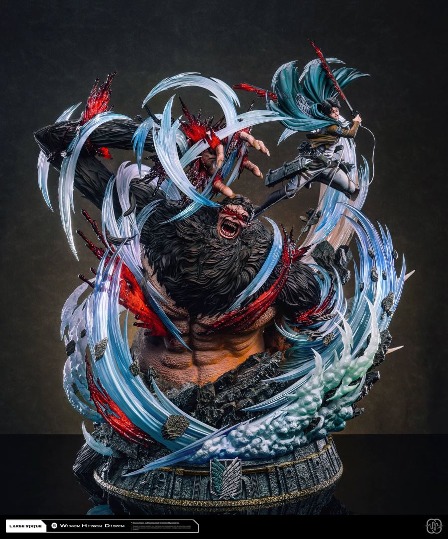 Levi vs Zeke - Attack On Titan