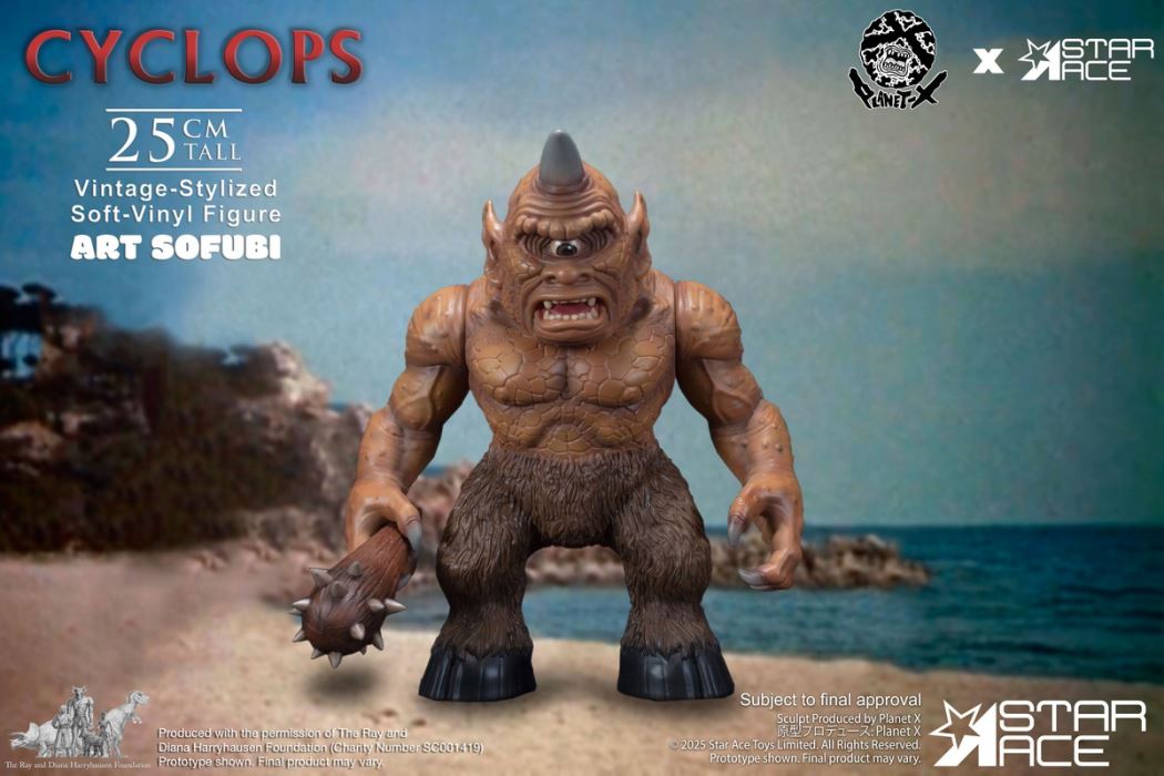 Ray Harryhausen Series - One-Eyed Beast (Vintage Vinyl Action Figure Version)