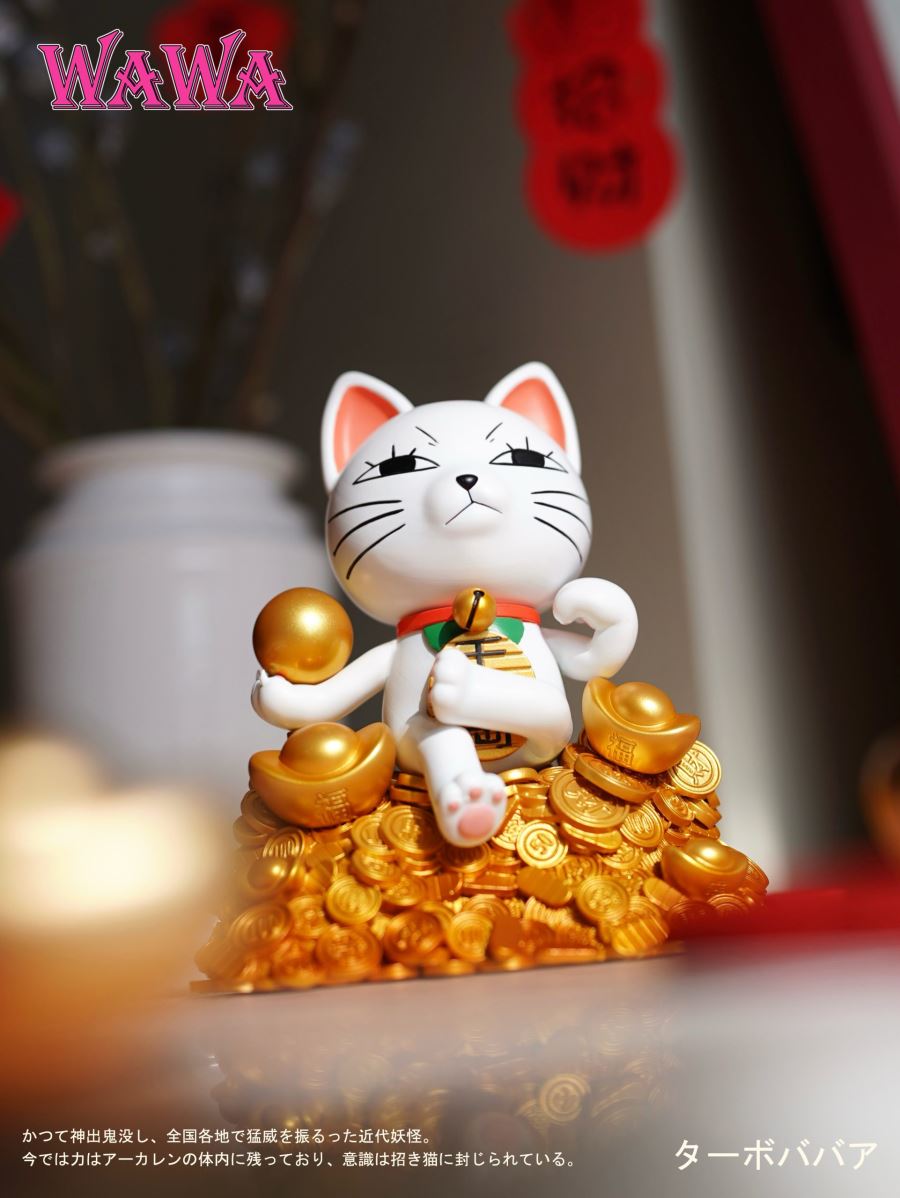 Throne Turbo Granny Fortune Cat Gold Coin - Dandadan