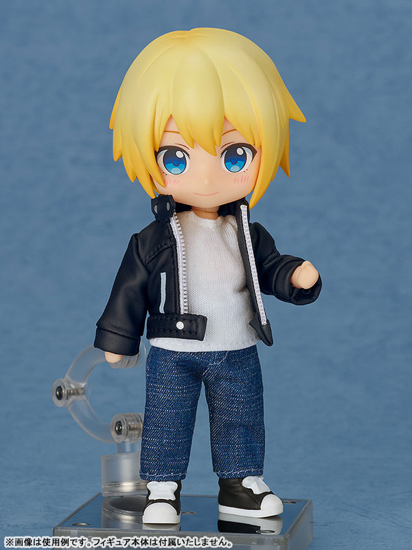 Nendoroid Doll Outfit Set Leather Jacket [ Black ]