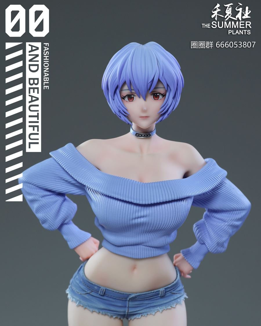 School Girl Rei Ayanami - Evangelion