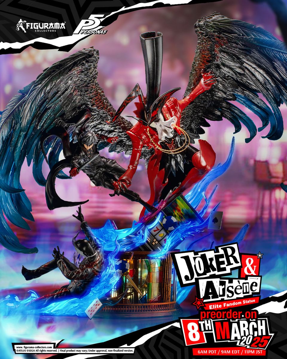 Persona 5: Joker & Arsene Elite Fandom Statue