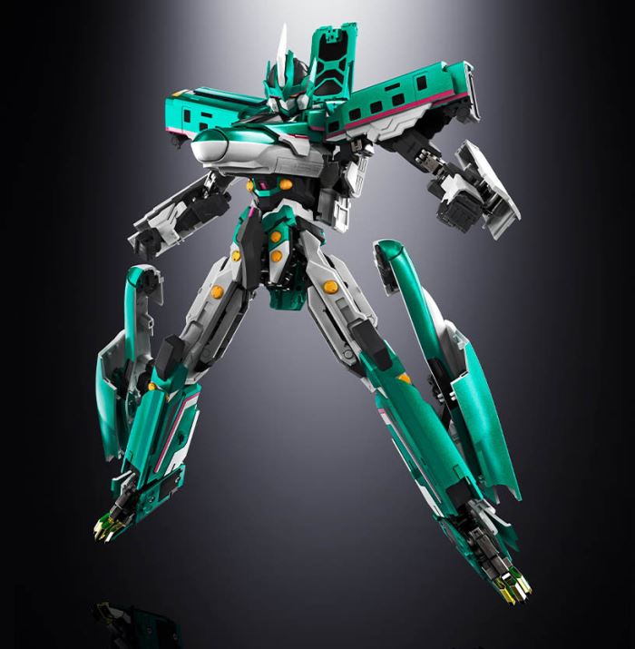 Soul of Chogokin GX-115 Shinkansen Transforming Robot Shinkalion E5 Hayabusa
