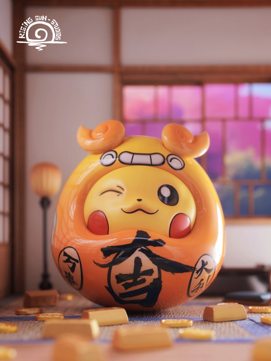 Daruma Pikachu - Pokemon