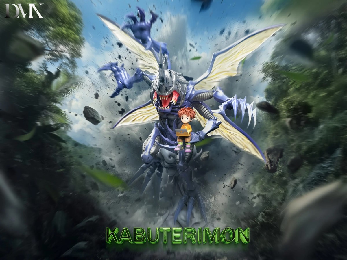 DMX Studio - Generation 1 Riding Posture Series #5 Kabuterimon X Izumi Kōshirō Digimon