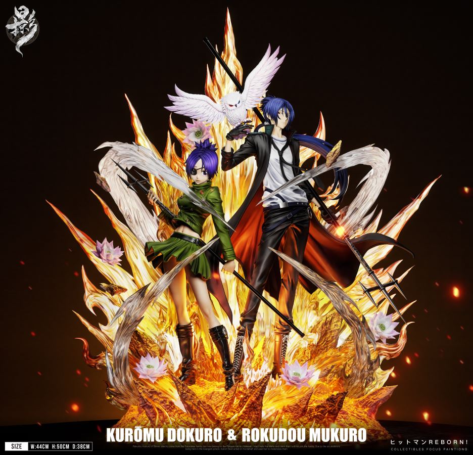Kuromu Dokuro and Rokudou Mukuro - Reborn