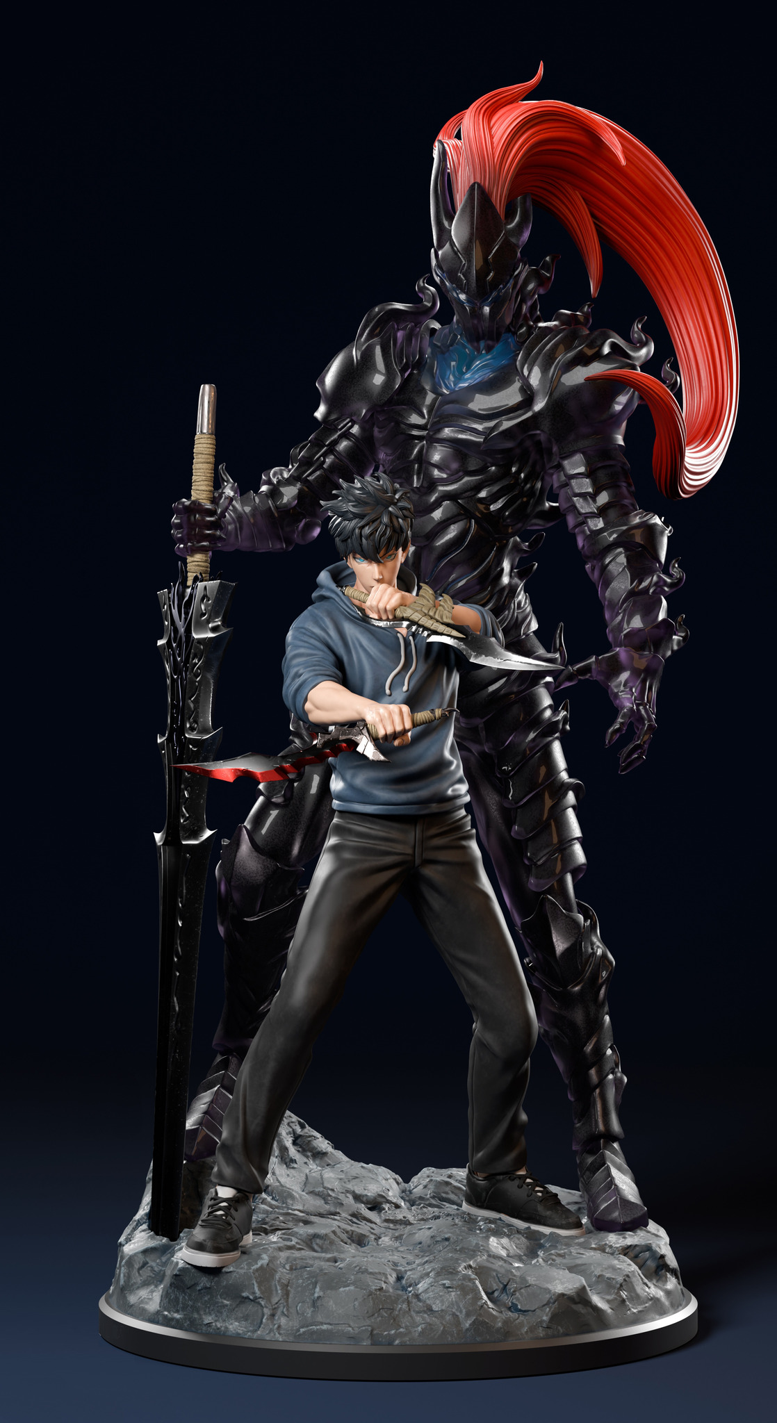 Cheng Xiaoyu & Igris - Solo Leveling