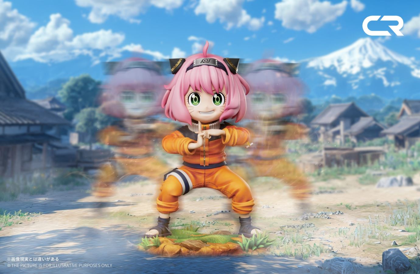 Anya cos Uzumaki Naruto Kage Bunshin - Spy x Family