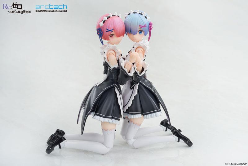 ARCTECH Posable Series Re:ZERO -Starting Life in Another World- Ram & Rem Set 1/8