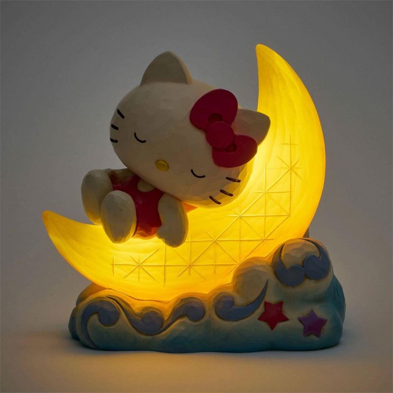 Hello Kitty on LED Moon