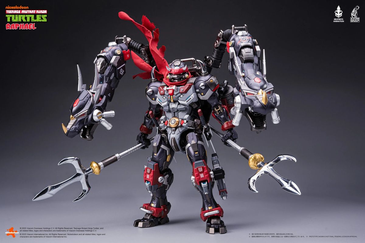 Teenage Mutant Ninja Turtles: Raphael MechaHeat 40th Anniversary Version