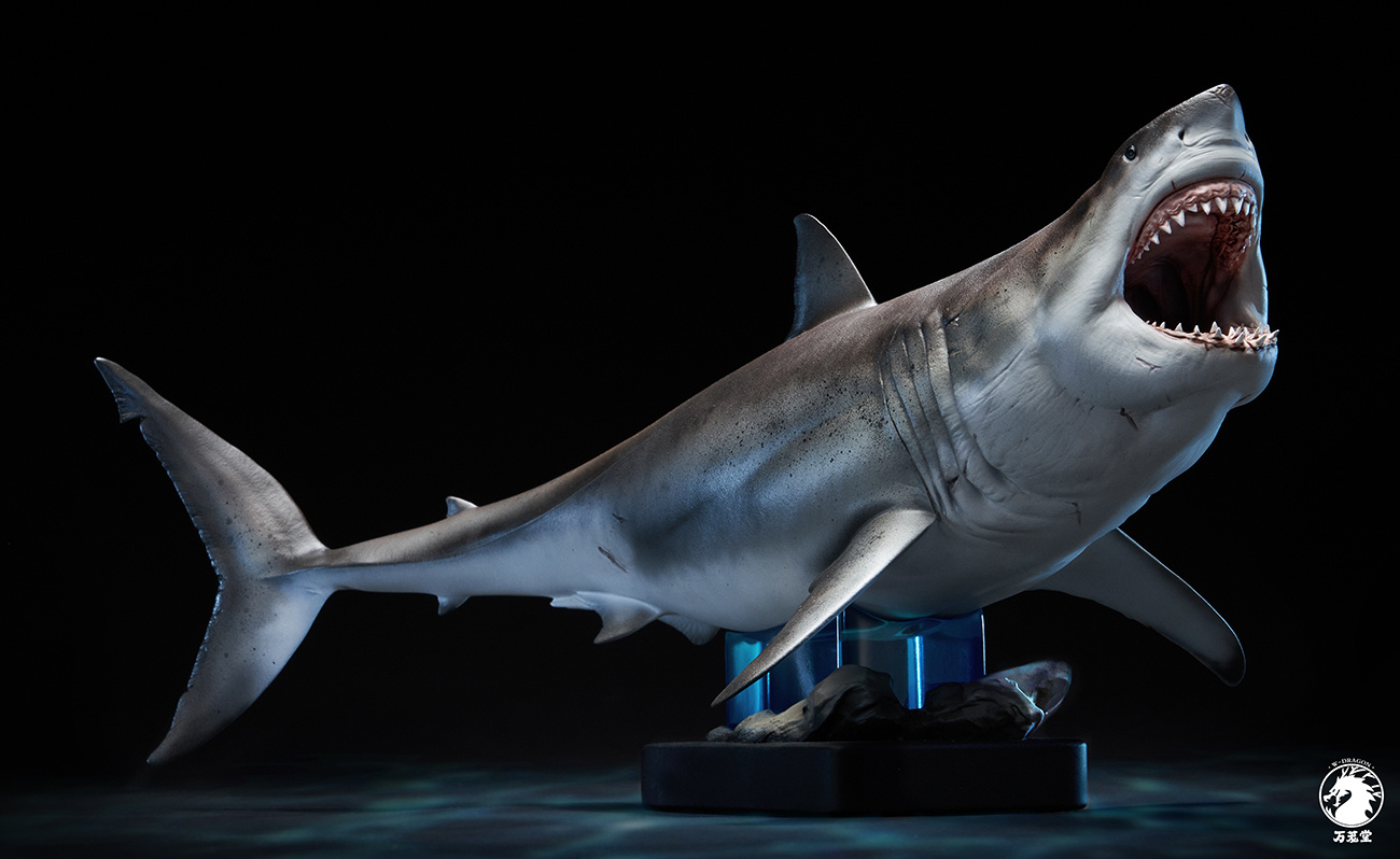 Great White Shark 1/18