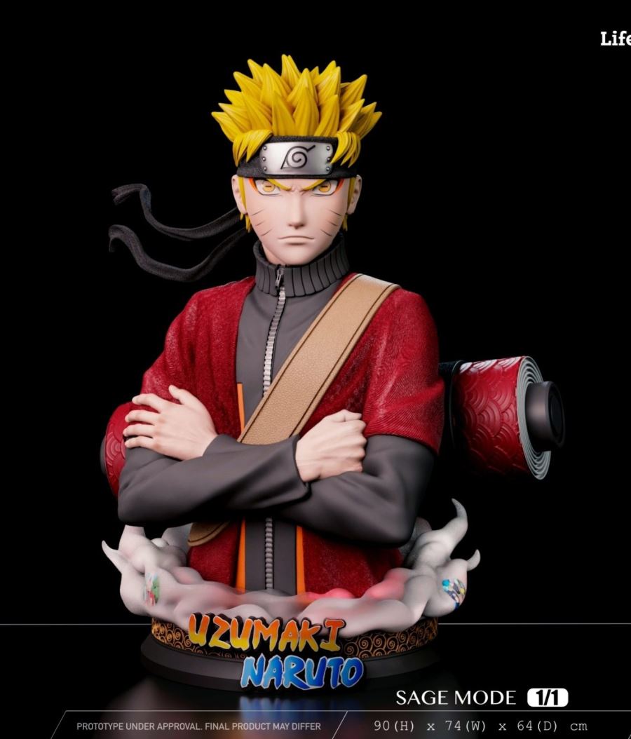 Naruto First Appearance in Sage Mode 1/1 Bust