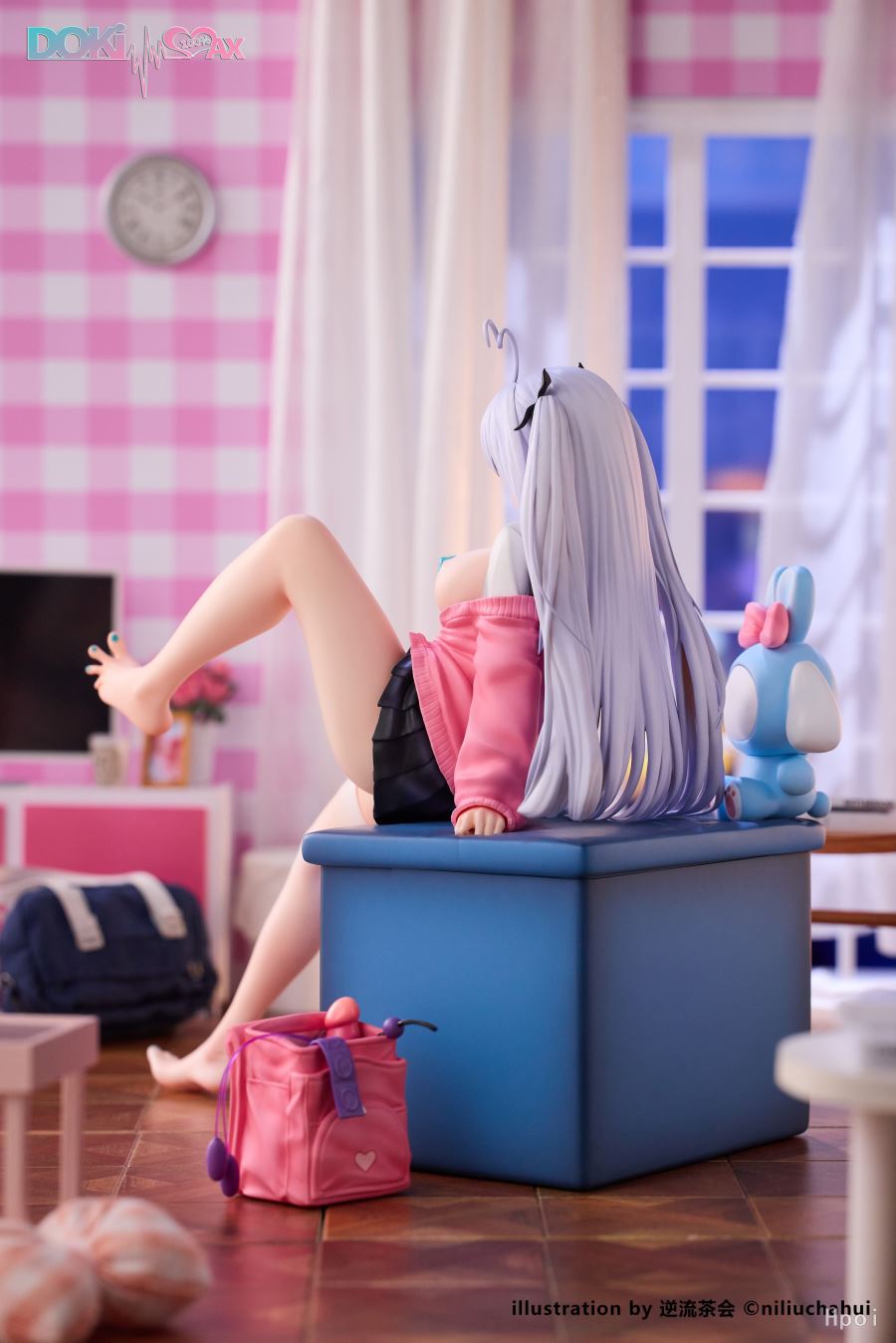 Toki Saki Mio photo sticker original painting: Countercurrent Tea Party 1/6