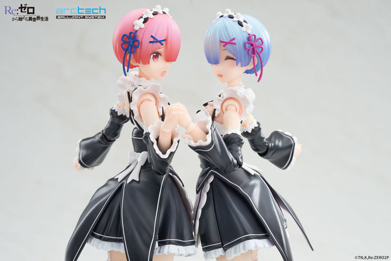 ARCTECH Posable Series Re:ZERO -Starting Life in Another World- Ram & Rem Set 1/8