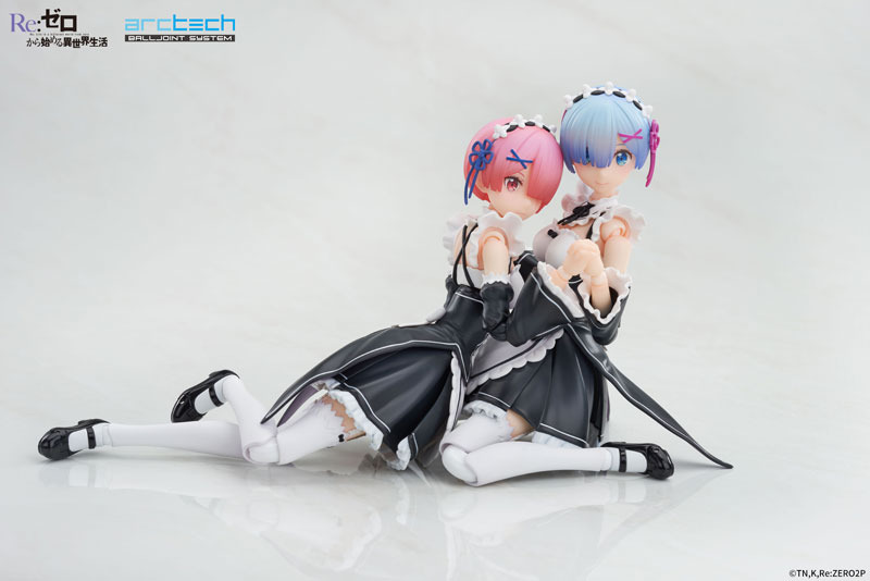 ARCTECH Posable Series Re:ZERO -Starting Life in Another World- Ram & Rem Set 1/8