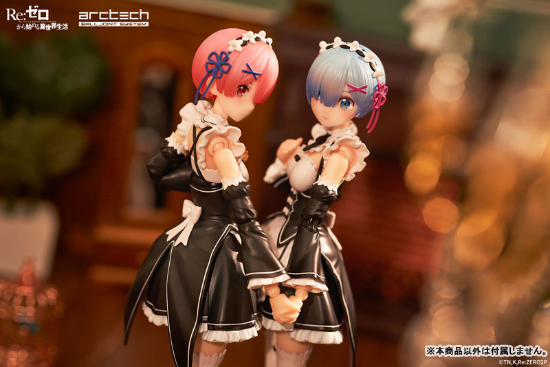 ARCTECH Posable Series Re:ZERO -Starting Life in Another World- Ram & Rem Set 1/8