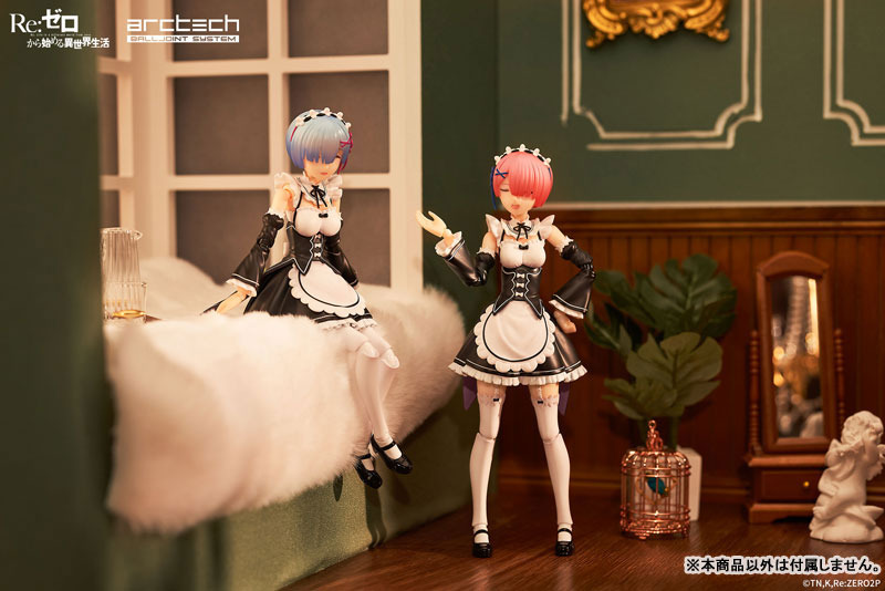 ARCTECH Posable Series Re:ZERO -Starting Life in Another World- Ram & Rem Set 1/8