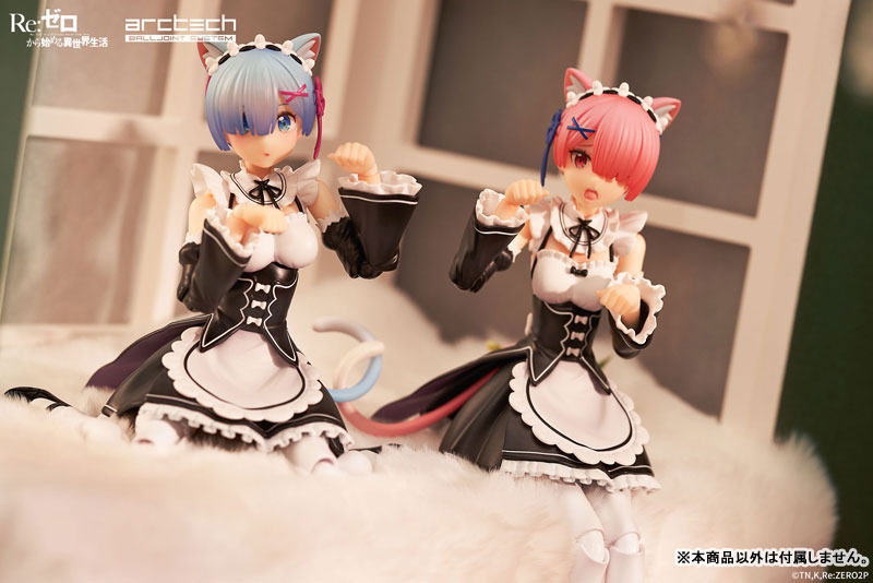 ARCTECH Posable Series Re:ZERO -Starting Life in Another World- Ram & Rem Set 1/8