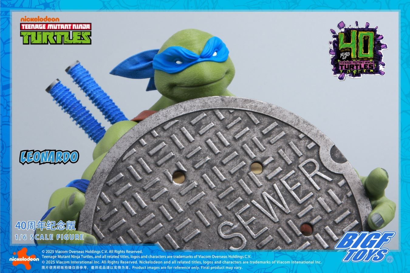 Ninja Turtles Leonardo 40th Anniversary 1/6