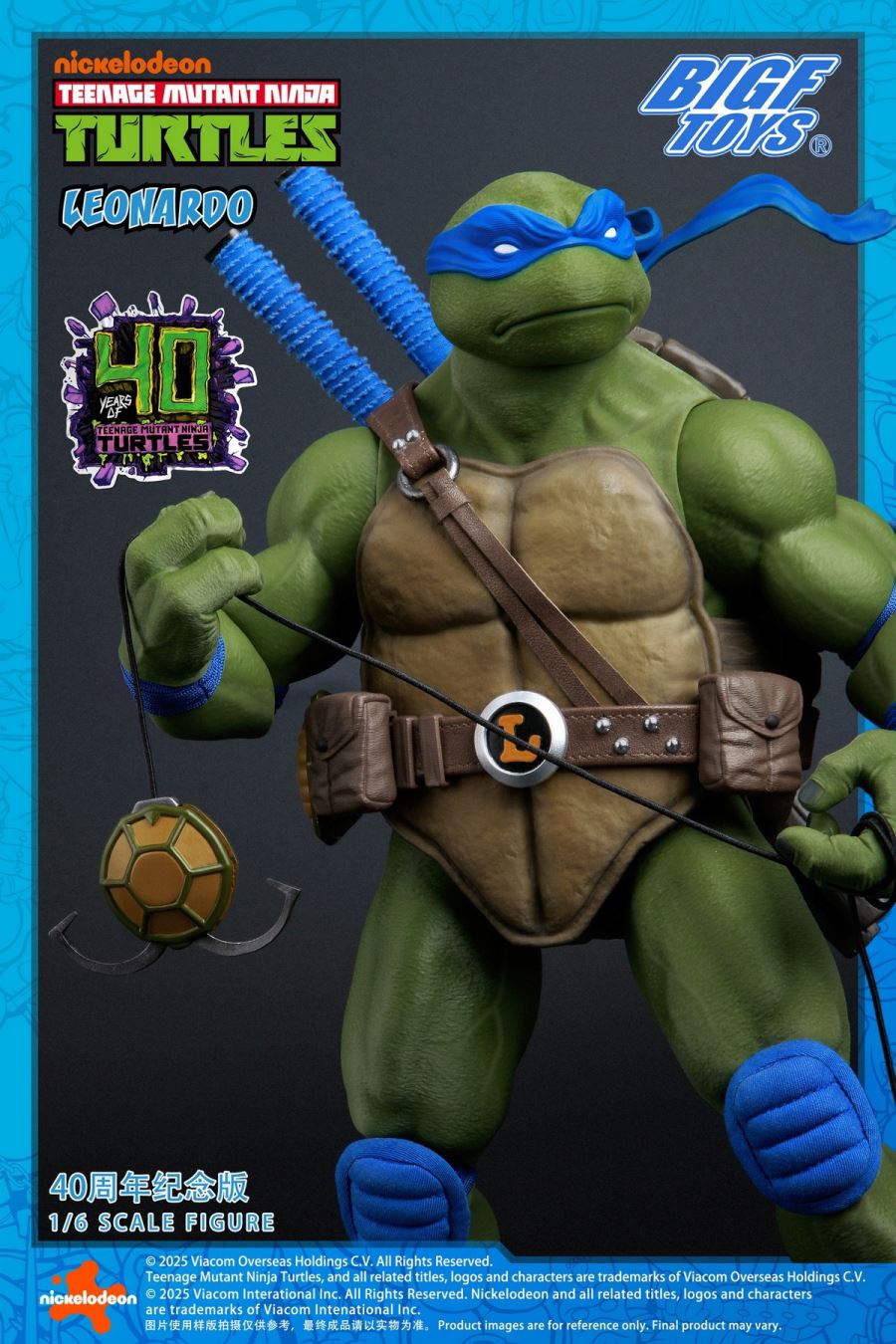 Ninja Turtles Leonardo 40th Anniversary 1/6