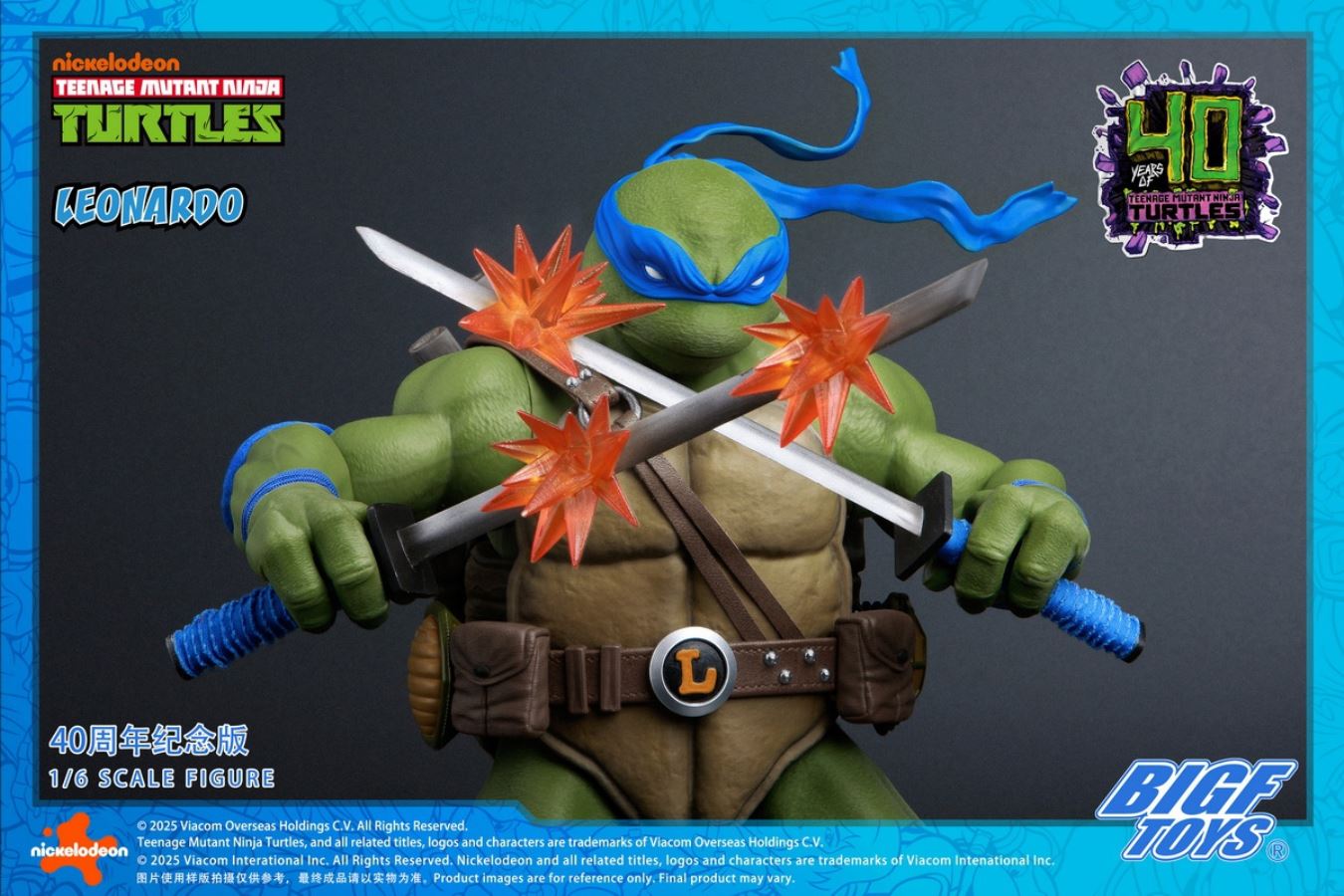 Ninja Turtles Leonardo 40th Anniversary 1/6