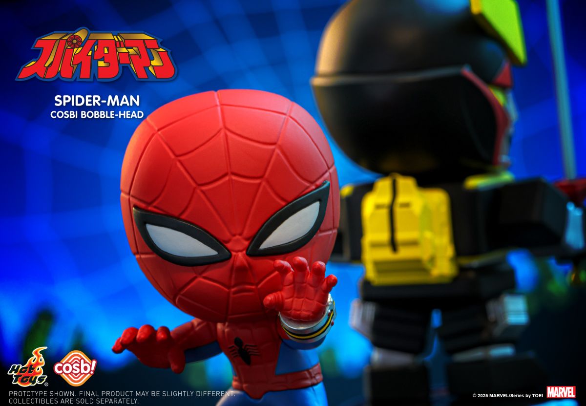 Spider-Man & Leopardon Bobble-Head Cosbi