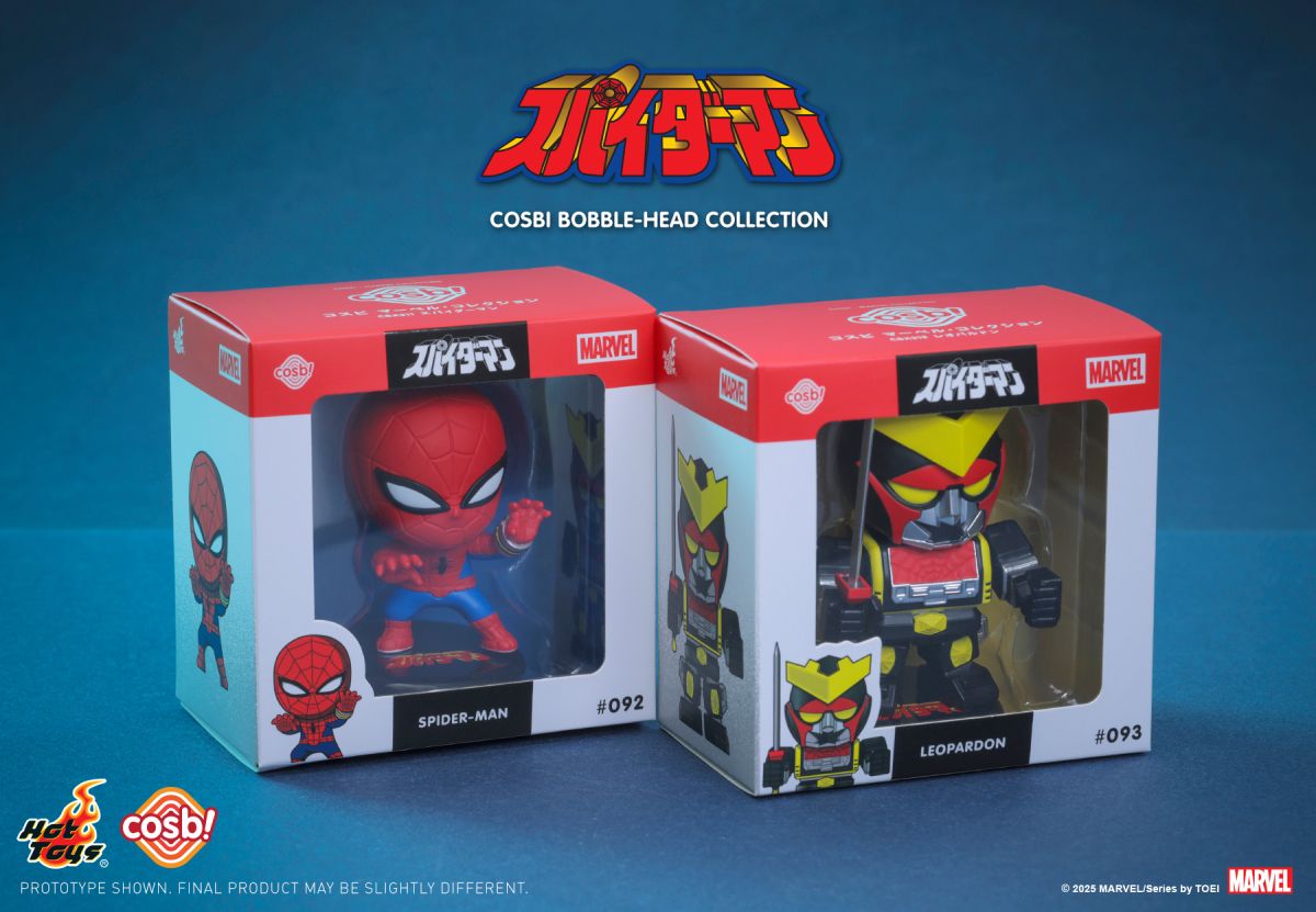 Spider-Man & Leopardon Bobble-Head Cosbi