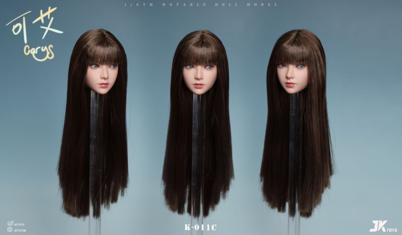 Asian Beauty Head Sculpture - Carys (Positive Eyes) 1/6