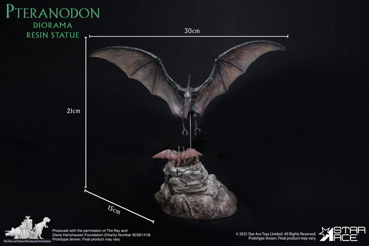 Ray Harryhausen series - Pterosaur base scene 1/8