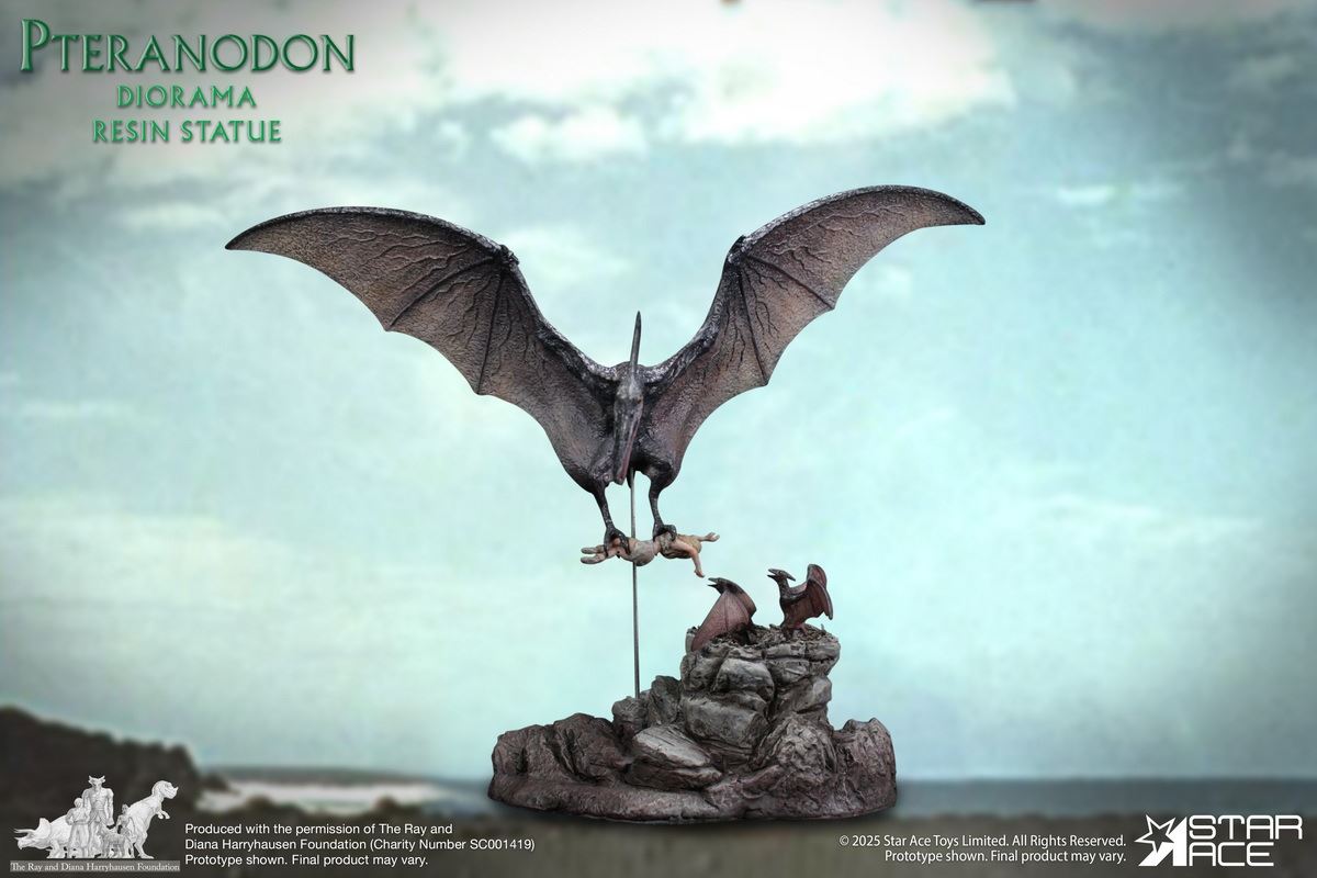 Ray Harryhausen series - Pterosaur base scene 1/8