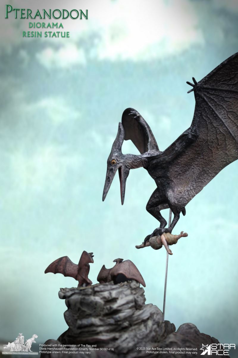 Ray Harryhausen series - Pterosaur base scene 1/8