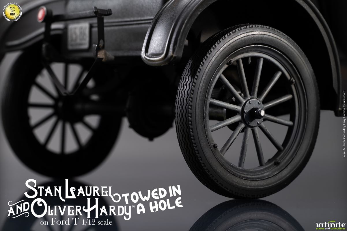 Stan Laurel & Oliver Hardy on Ford T