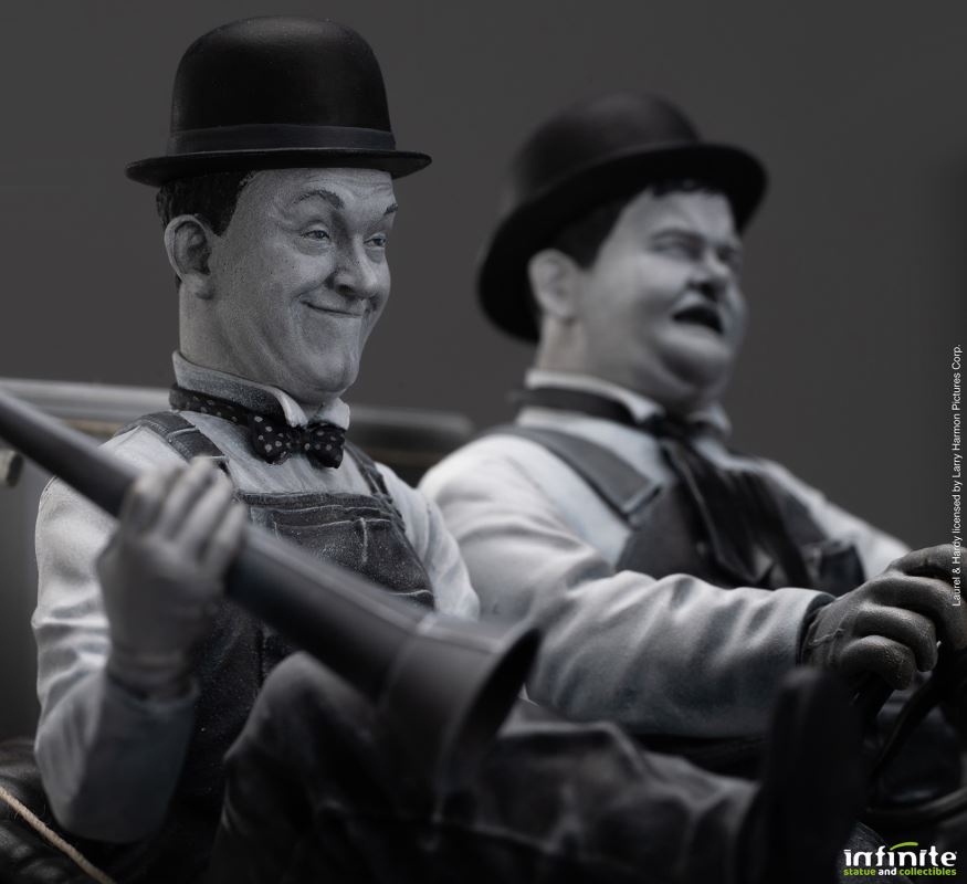 Stan Laurel & Oliver Hardy on Ford T