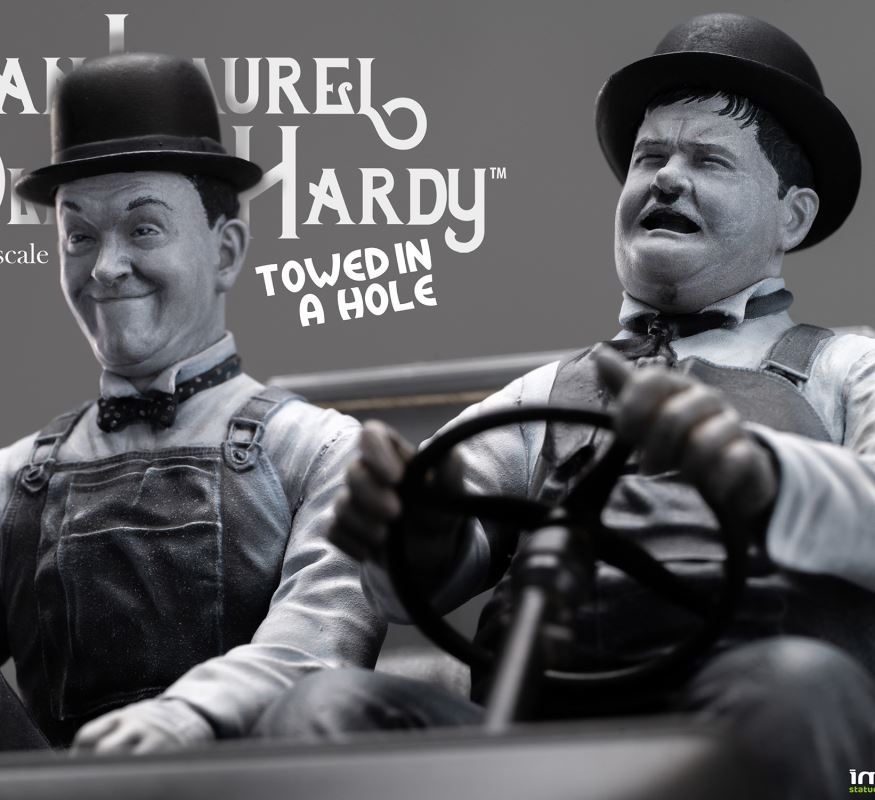 Stan Laurel & Oliver Hardy on Ford T