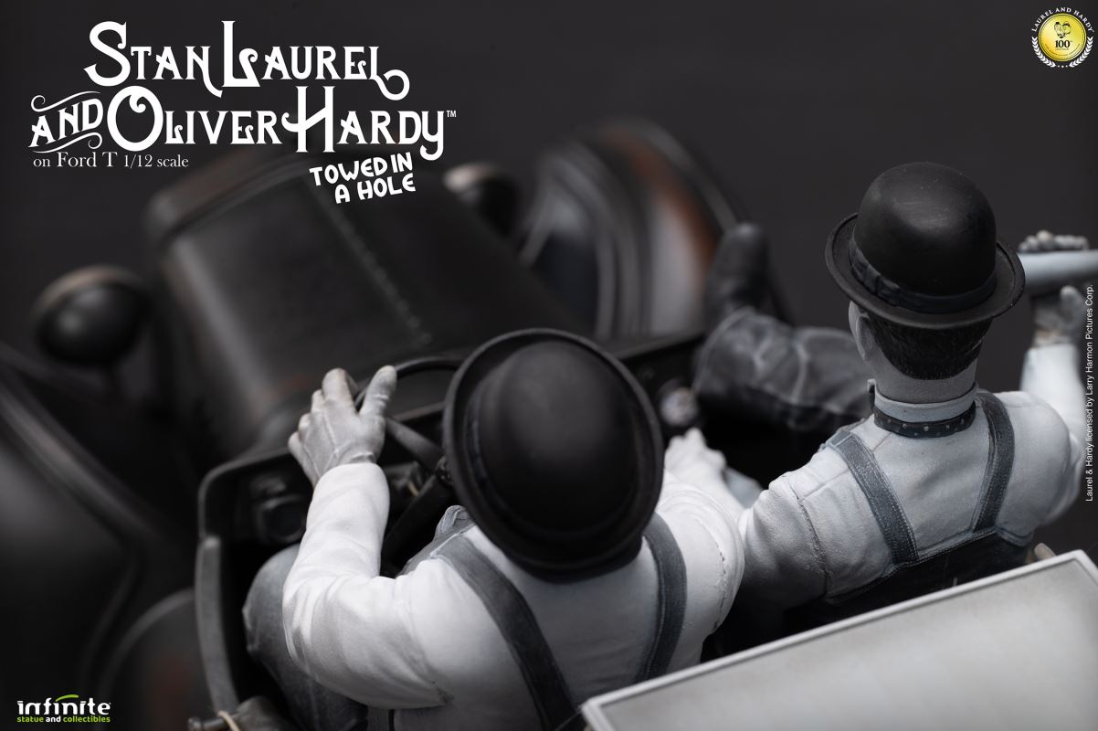 Stan Laurel & Oliver Hardy on Ford T