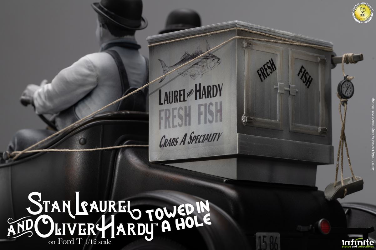 Stan Laurel & Oliver Hardy on Ford T