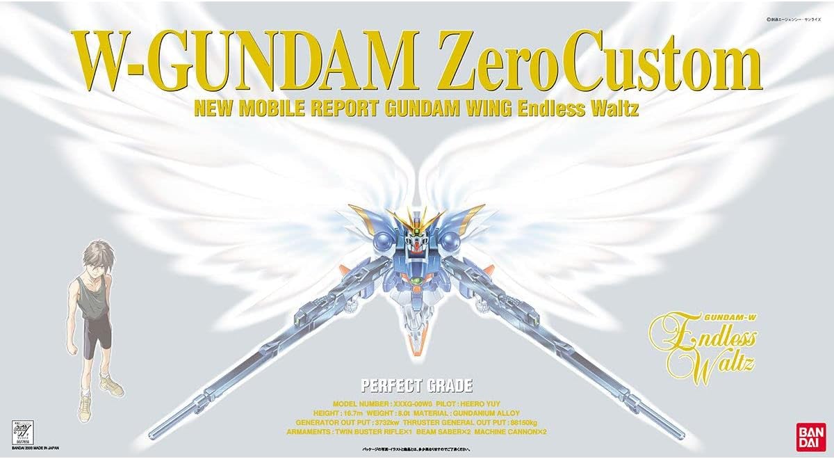 Mobile Suit Gundam Wing Endless Waltz Wing Gundam Zero Custom 1/60