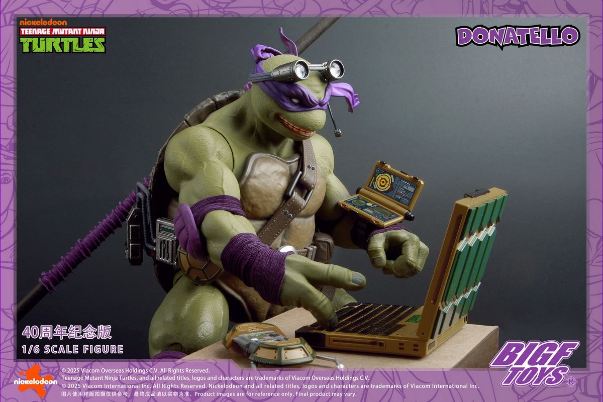 Teenage Mutant Ninja Turtle Donatello 40th Anniversary Edition 1/6