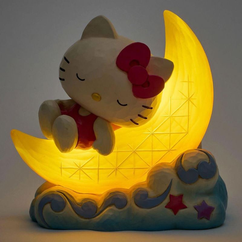 Hello Kitty on LED Moon